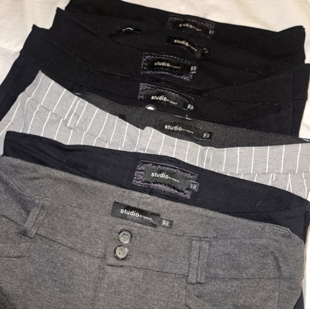 14R and 16R BLACK TORRID ponte studio pant trouser boot cut stretch